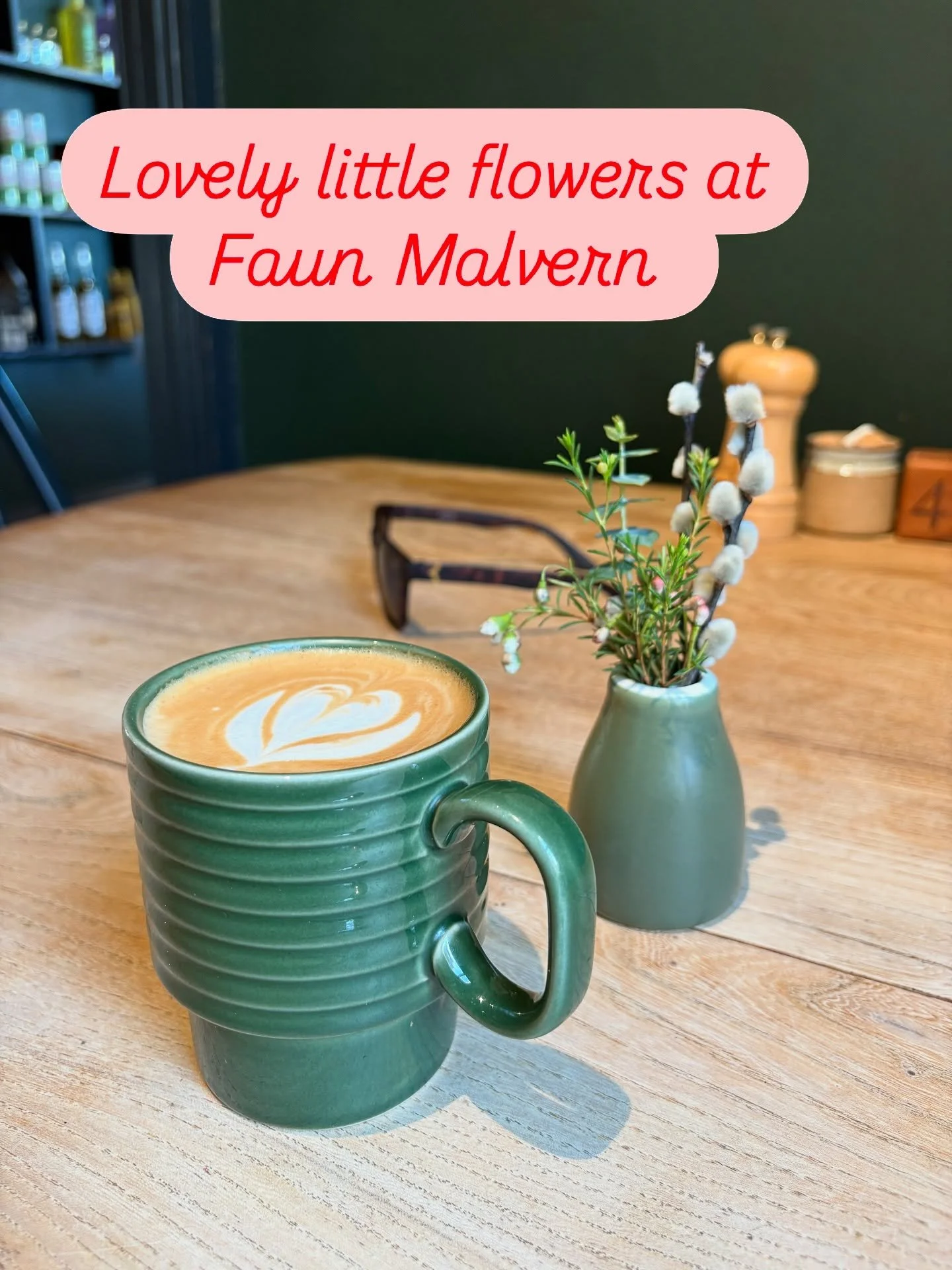We supplied these little flowers to @faunmalvern - not our usual thing but we had some gorgeous foliage left over from the Christmas market and we love faun so  perfect 🥰🥰🥰