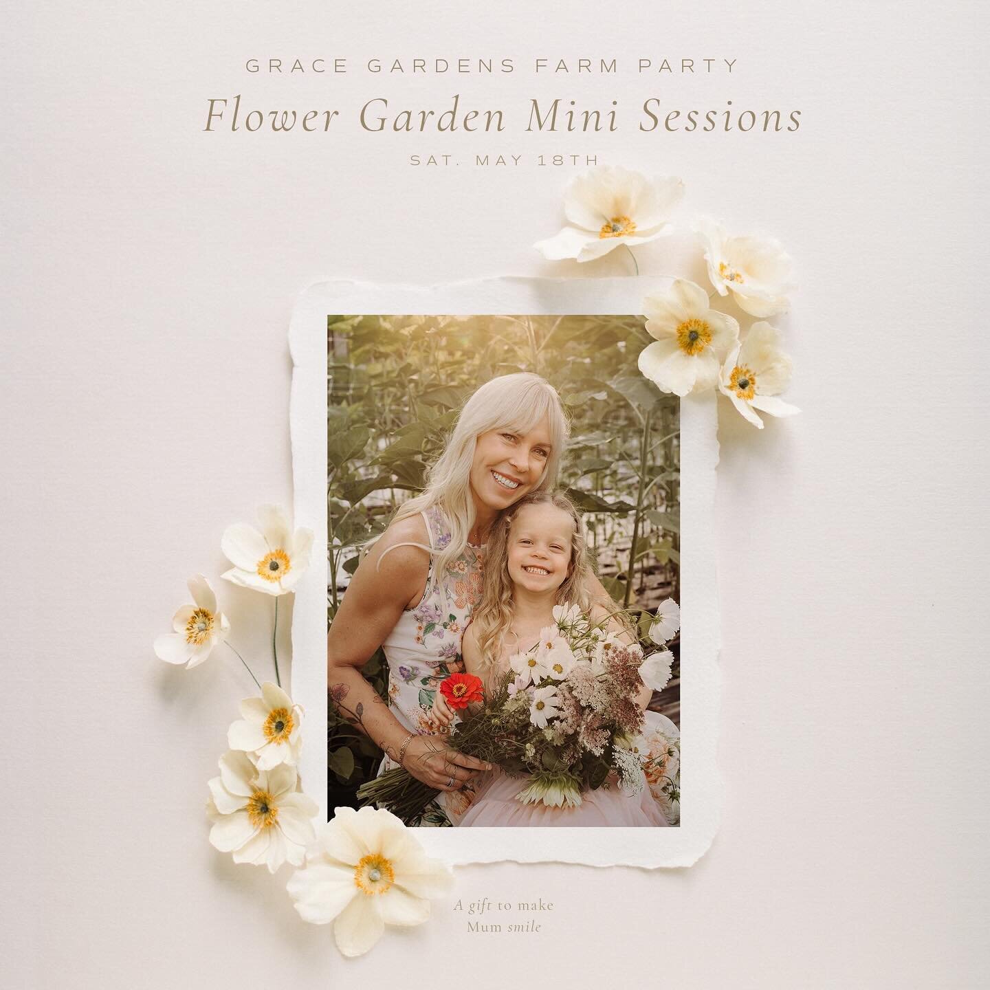 Flower Garden Mini Sessions are live! 🪴 
Shop link in profile to secure your session spot. 
Hope you can join us on May 18th for a fun collaboration with @gracegardensfloral at her Farm Garden Party! Check out her page to RSVP too. 💐
