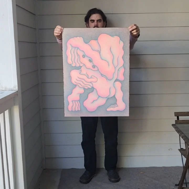 I'm really enjoying creating these large-scale drawings and experimenting with different gradients and color combinations. Should I make more? 💖
.
.
.
#drawingonpaper #illustration #characterdesign