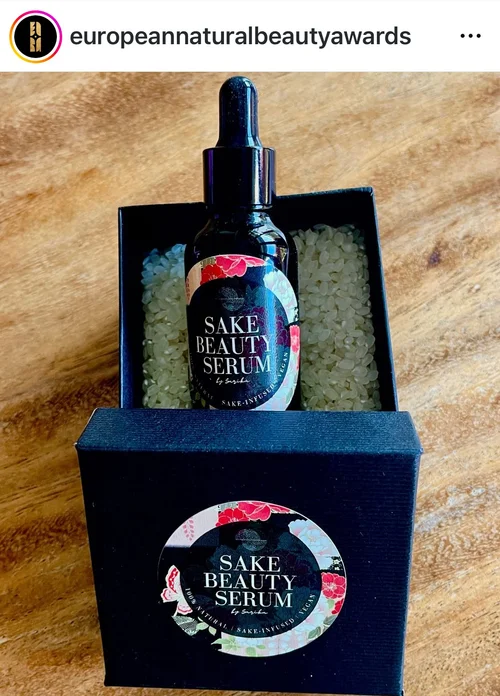 Sake Beauty Serum in Paris! European Natural Beauty Awards 2025