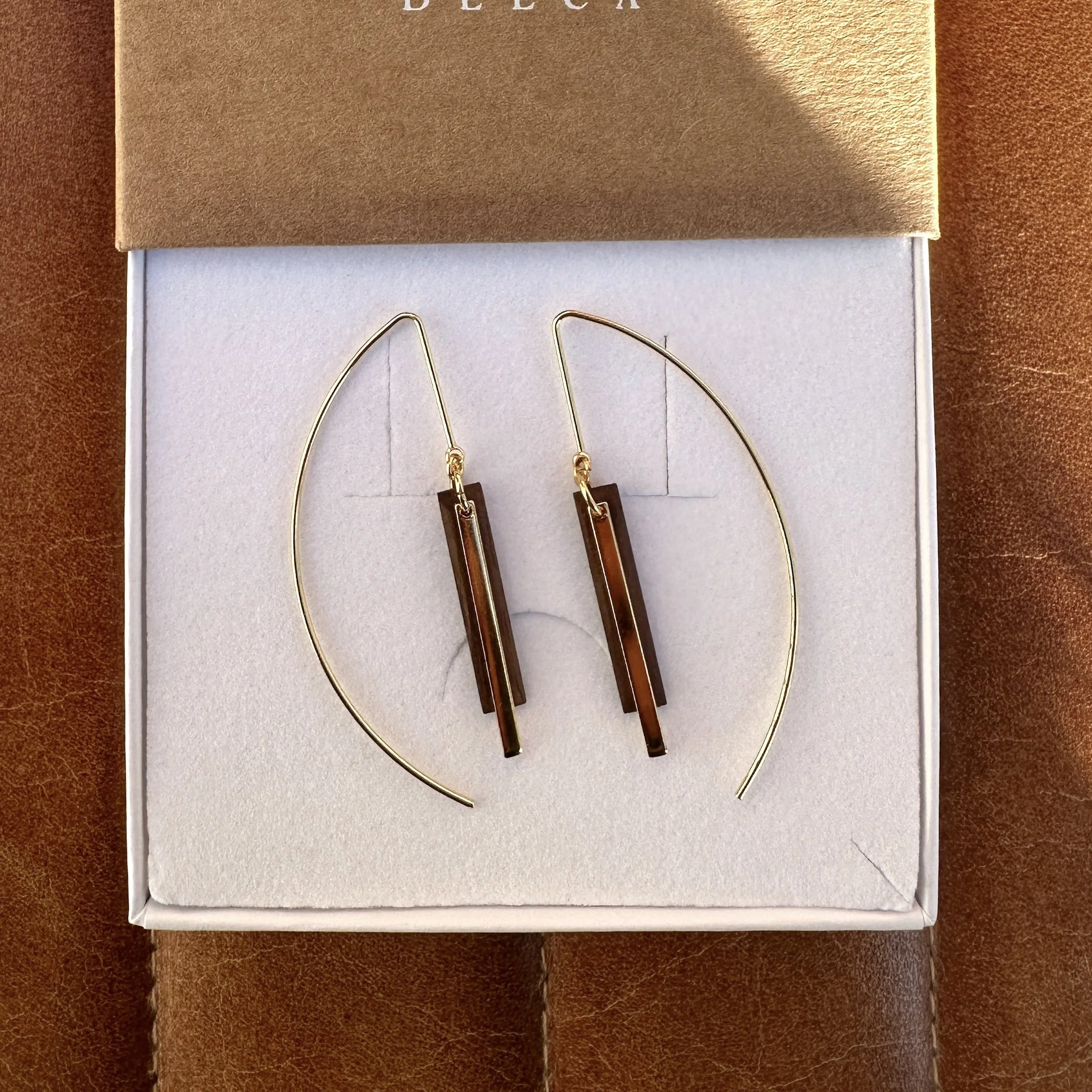 Arc Drop Earrings
