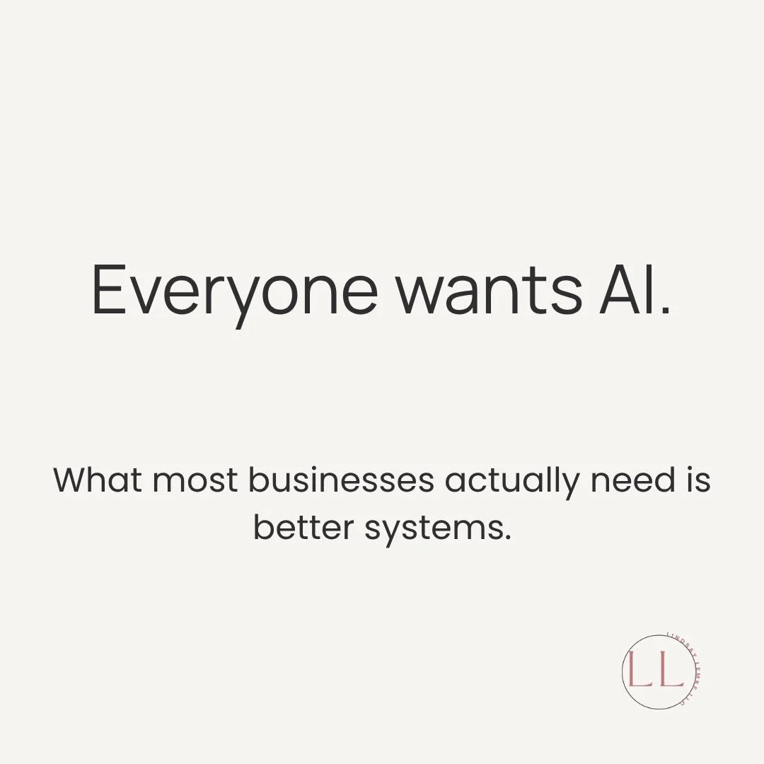 Most AI problems aren&rsquo;t actually AI problems.

If your leads aren&rsquo;t tagged properly, automations are broken, data is scattered, and your team doesn&rsquo;t have clear workflows&hellip; AI just makes the chaos faster.

The businesses getti