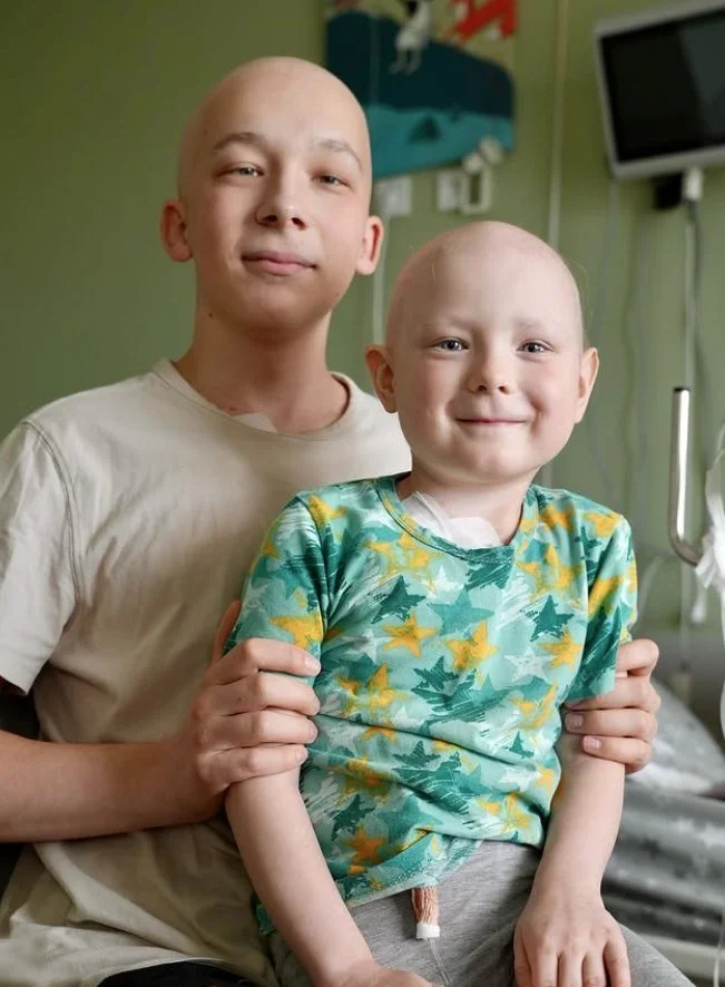 Two children in hospital