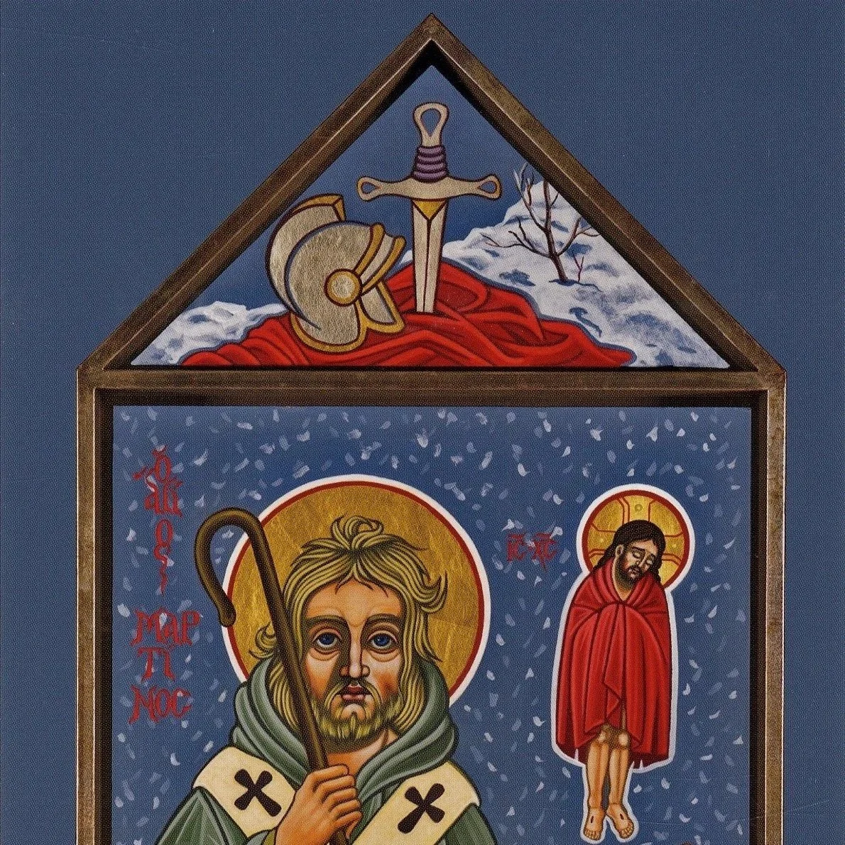 Icon of Saint Martin the Shepherd