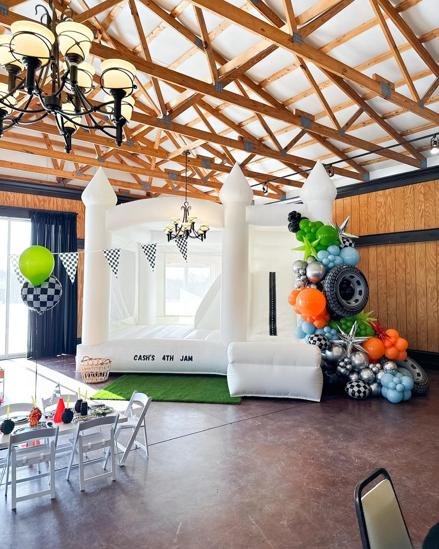 For the little monster truck lovers 🏎️ we can make that happen too!! VROOM, Cash&rsquo;s BIRTHDAY BASH! 

@inflatelouisville
