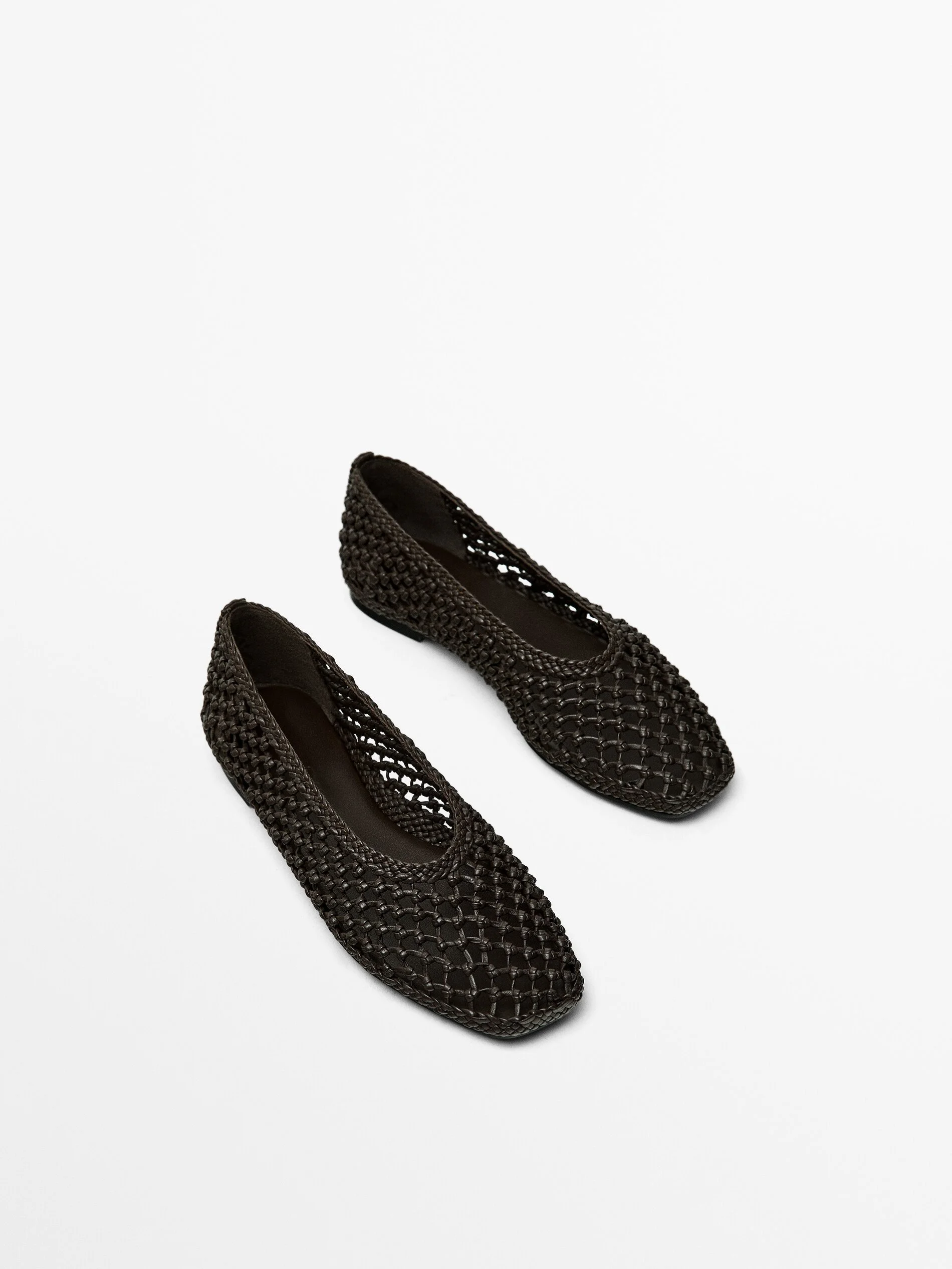 Massimo Dutti braided ballet flats £139