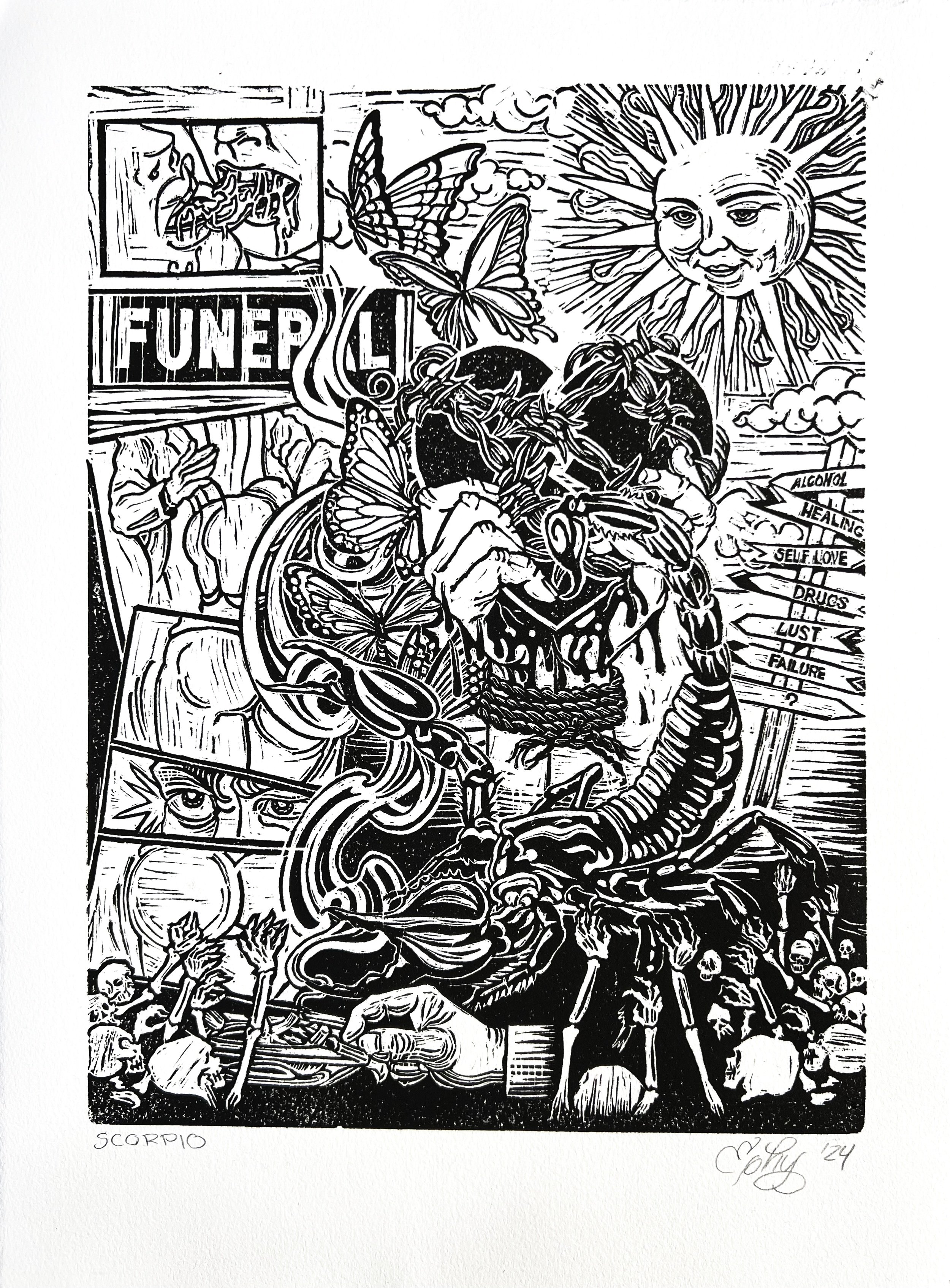 Scorpio, scorpio season, astrology, death, life, rebirth, transformation, rising from the ashes, sexuality, healing