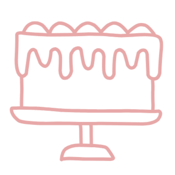 Flakely Gluten Free custom cake icon
