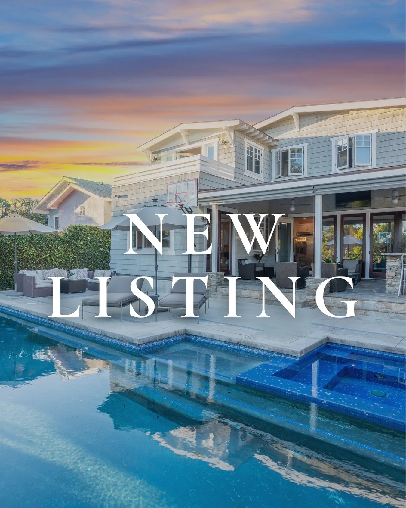 562 24th Pl has hit the market! And for lease or for sale! This stunning, five bedroom, craftsman home is located in the perfect spot for beach access, dining, and shopping. The 40ft pool and built in BBQ make summer parties unforgettable. Fully furn