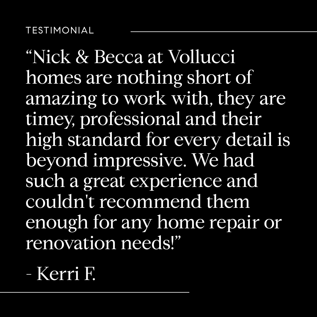 Nick & Becca are nothing short of amazing to work with, they are timey, professional and their high standard for every detail is beyond impressive. We had such a great experience and couldn't recommend them enough for any home repairs or reno needs!