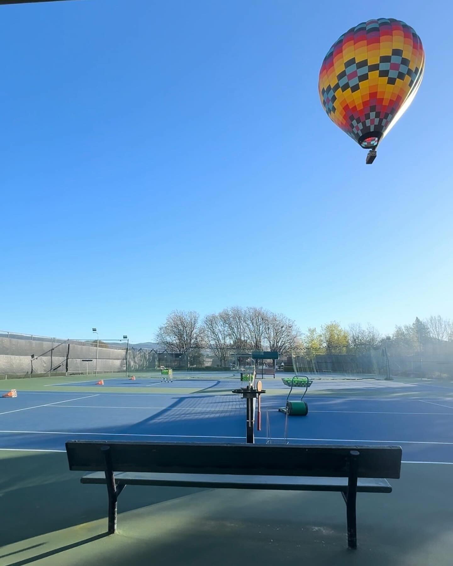 Court views&hellip;only in the Napa Valley!