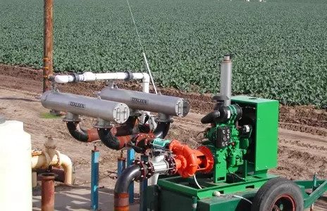 Pond Water Filtration for Drip Irrigation – Manzanita Berry Farms, CA