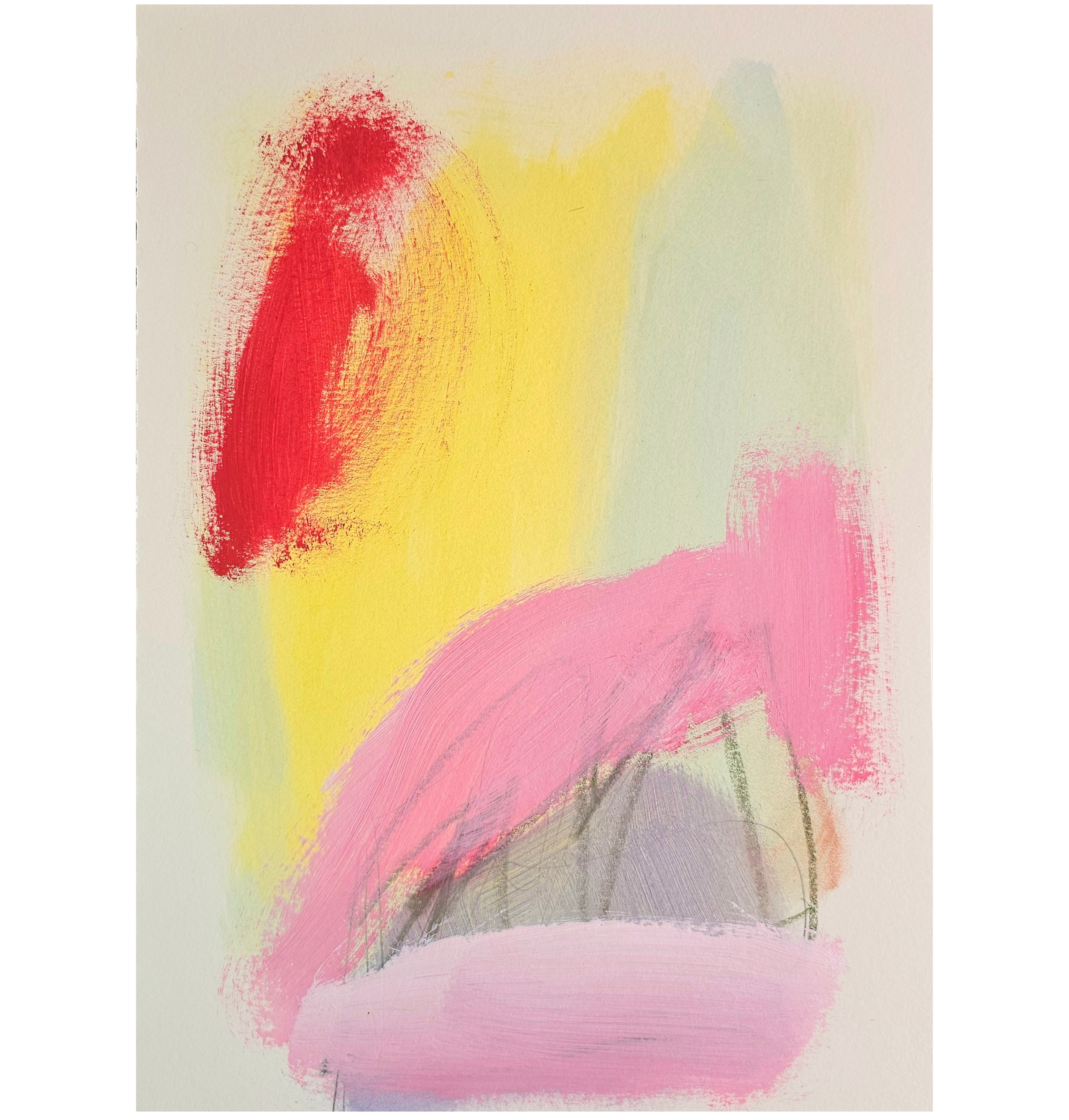 Untamed, mixed media, 9 x 12 inches, December 2025