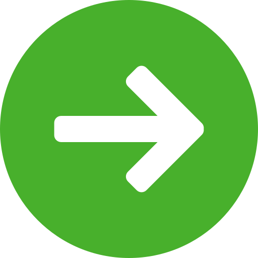 Green circular sign with a black right-pointing arrow.