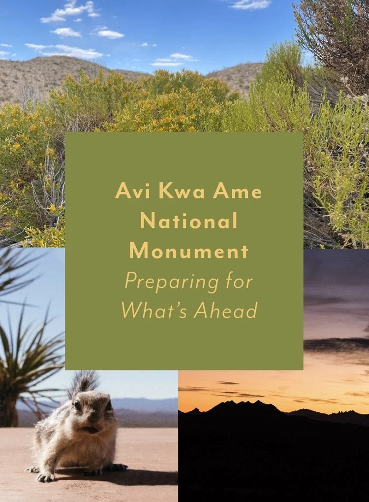 Avi Kwa Ame National Monument ~ Preparing for What’s Ahead