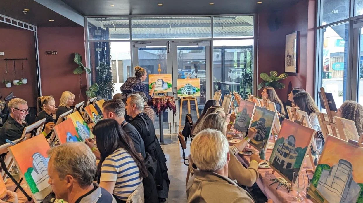 Busselton Paint and Sip - Beautiful Blooms