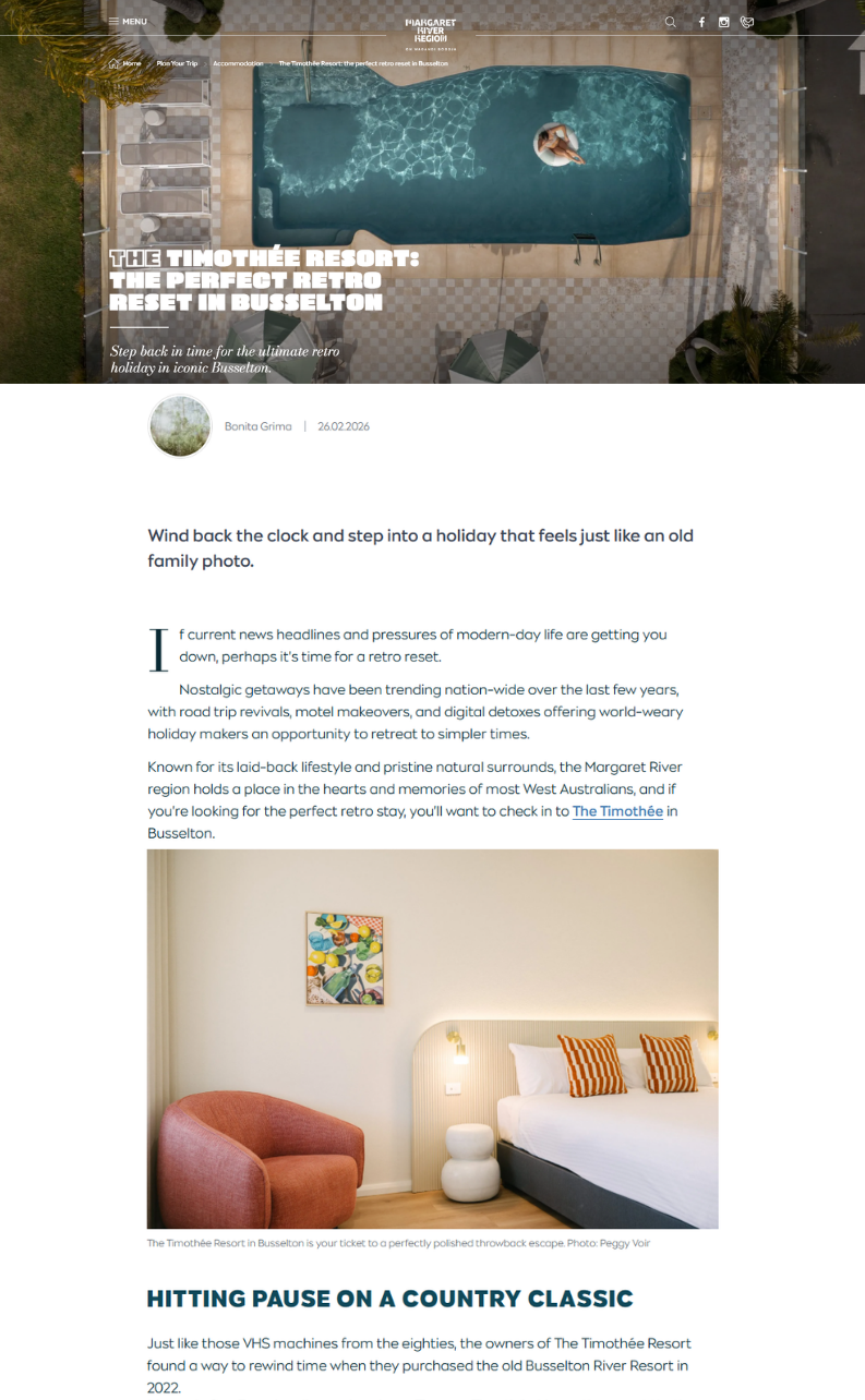 MRBTA - The perfect retro reset in Busselton