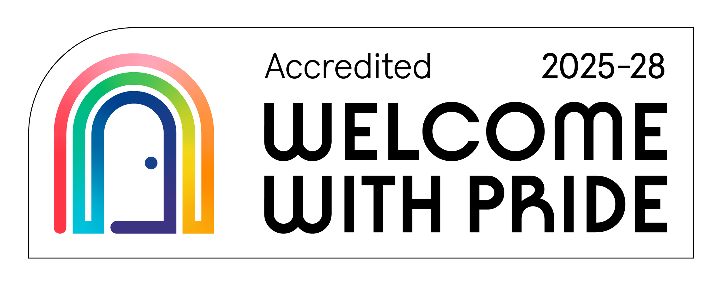 Welcome with Pride accreditation