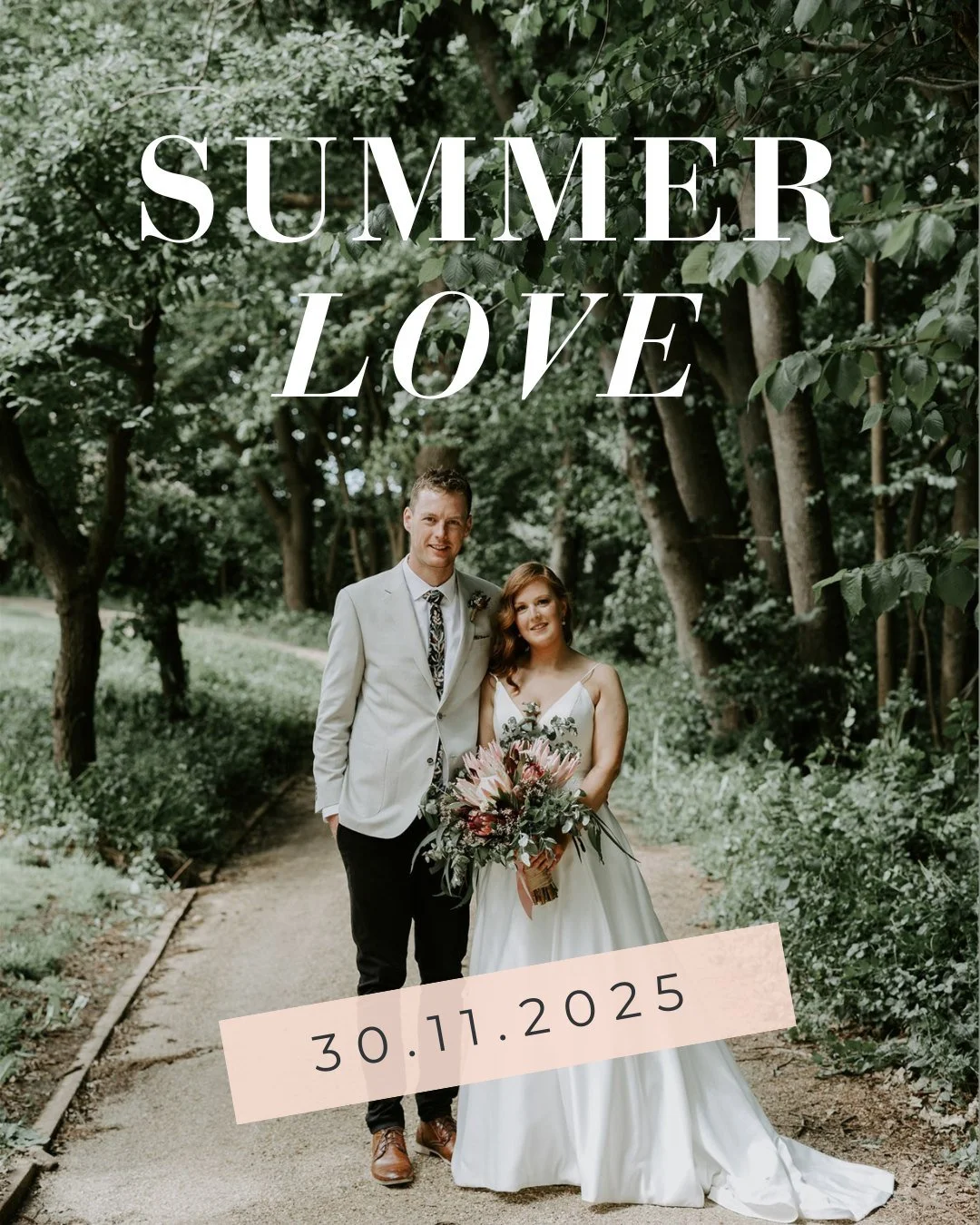 SUMMER LOVE Date ✨ 30.11.2025 ✨
Only 2 spots left!
Imagine: a garden registry wedding ceremony. We are offering you an intimate summer wedding, where we are doing everything you need to say "Yes, I do"  so you don't have to worry about a t