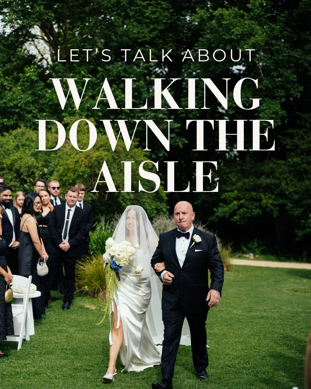 Let&rsquo;s talk about that walk down the aisle 🤍

It&rsquo;s one of the most special (and sometimes nerve-wracking) moments of your day&mdash;but that&rsquo;s where we come in.

From guiding you to the perfect ceremony spot, to timing your arrival 
