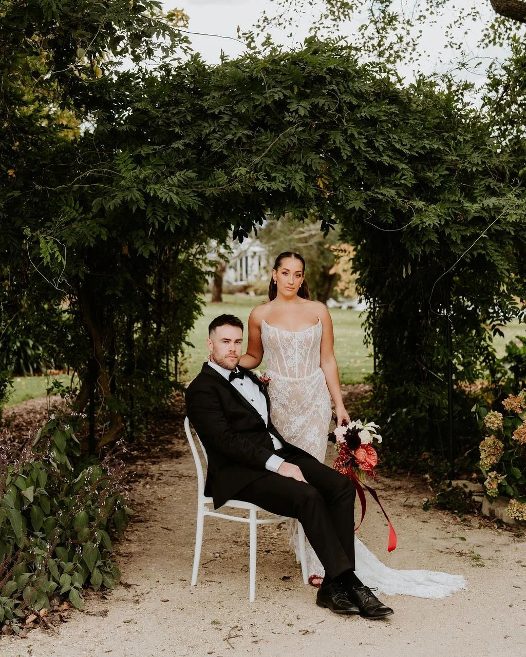Tori &amp; Jarrod&rsquo;s Portrait Session by Lachie @lachlanchatfieldphotography is just ✨🤌🏼
A little epic, dramatic, beautiful and elegant, and autumn can be so dam pretty too!

Lovers - @torimantel_

An incredible line up of vendors:
Photographe