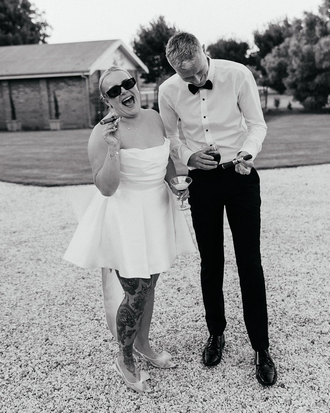 Not every wedding moment has to be perfectly posed ✨ It&rsquo;s those candid moments we all want. Sometimes it&rsquo;s cocktails in hand, a whole lot of laughter, and doing the day your own way.

The Team:
@mimo.weddings
@somethingels.socials
@sam_la