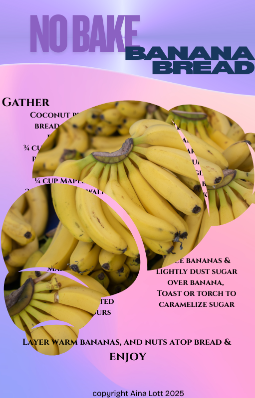 No Bake Banana Bread Recipe