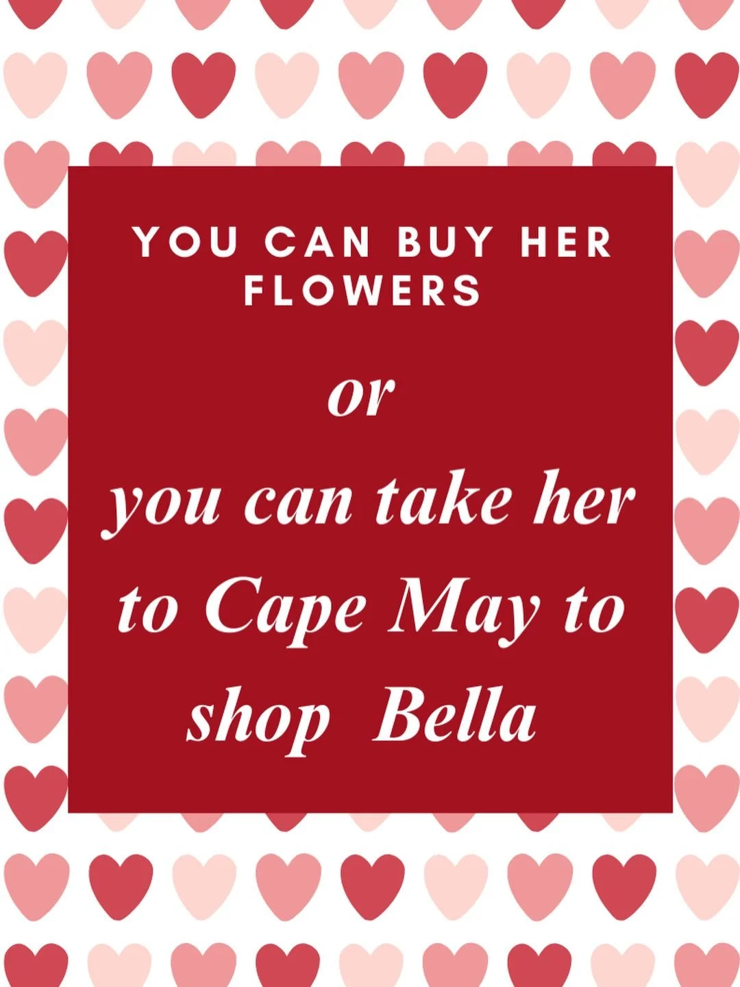 Weekend hours: 10&ndash;5 PM 💕 Open Monday for Presidents&rsquo; Day!