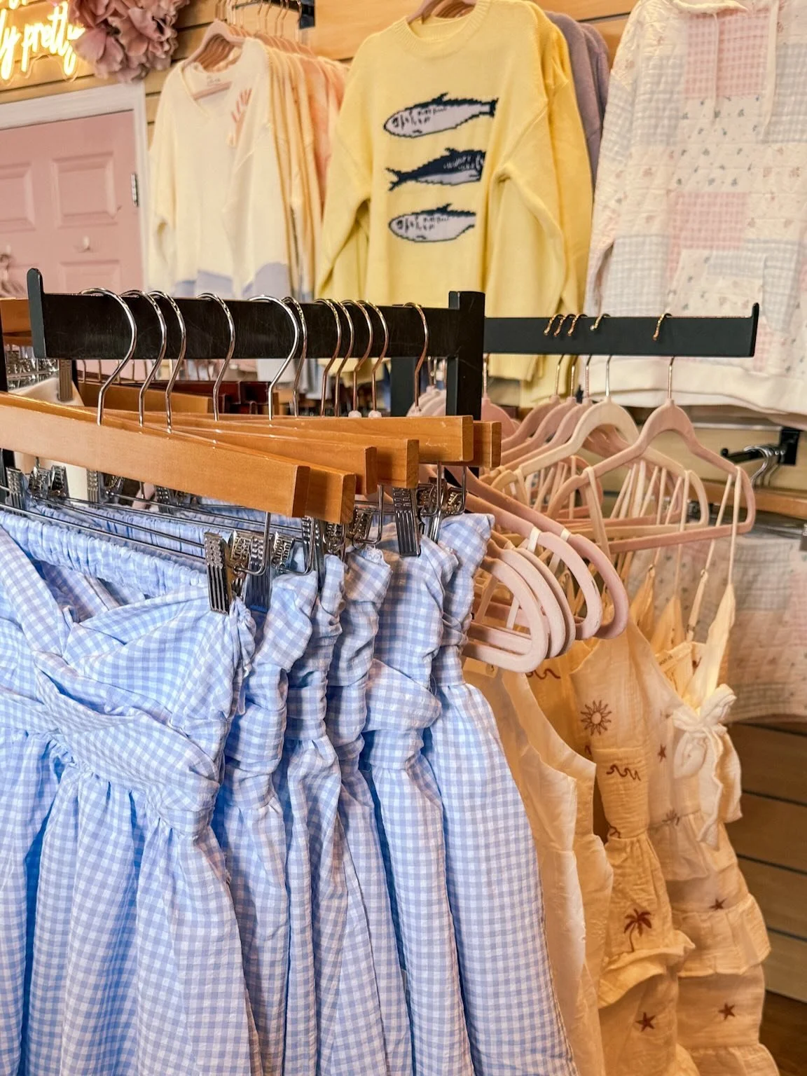 A rainy day on a Monday is a perfect excuse for shopping . Stop by to shop Sales and New arrivals. WE ARE OPEN DAILY ARE OPEN DAILY 10am-5pm