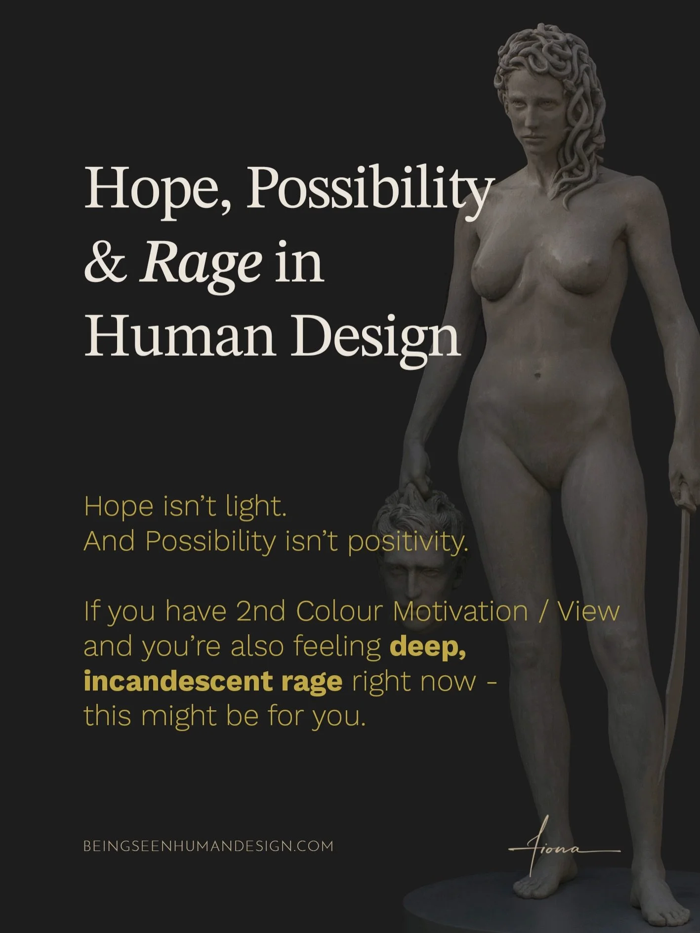 I&rsquo;ve been simmering in a level of absolute rage lately that feels very apt when viewed through the lens of Rave Psychology and my 2nd Colour placements.

Hope Motivation is not optimism. And Possibility View is not positivity. I find Hope parti