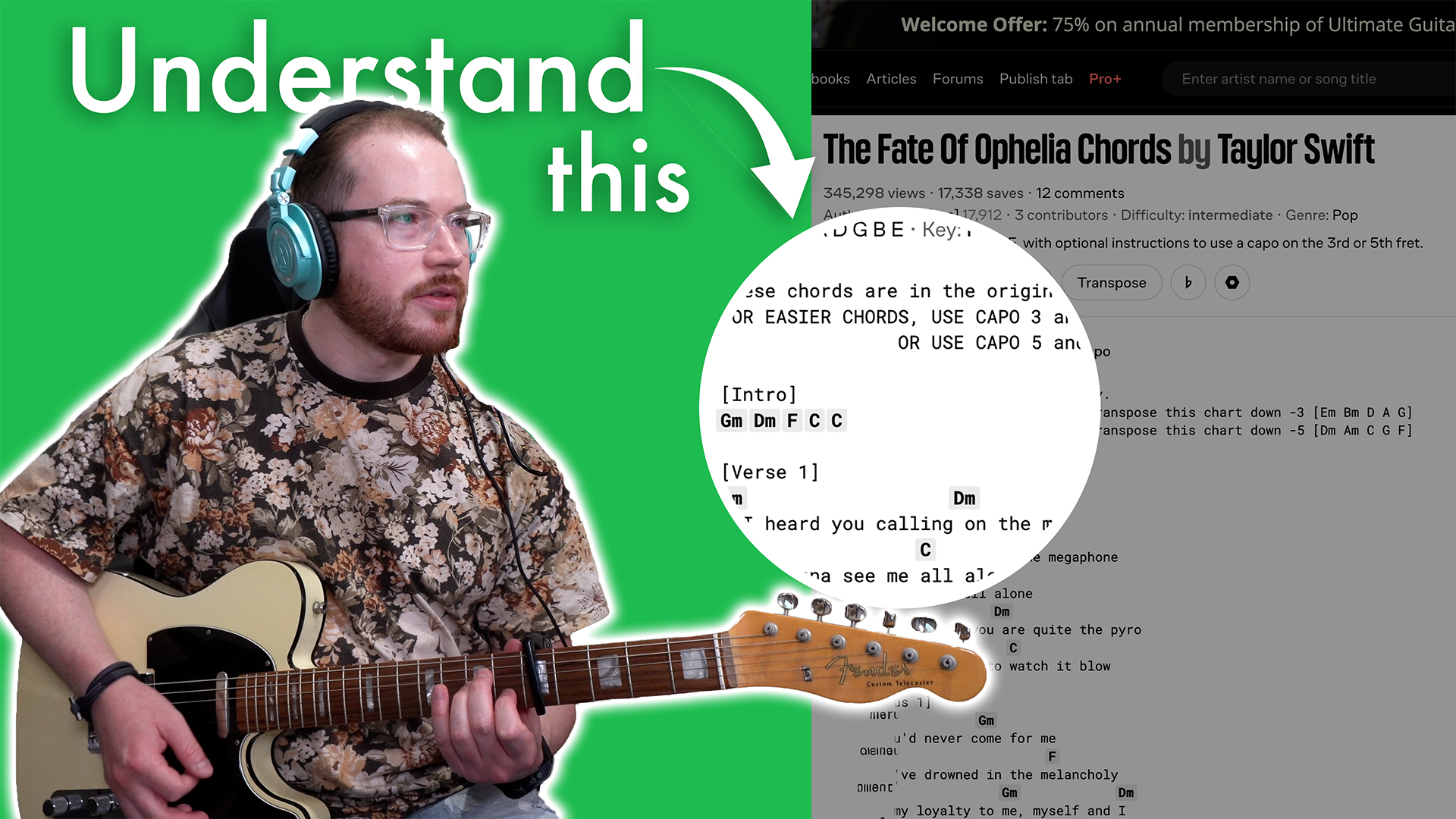 Tips for using Ultimate Guitar