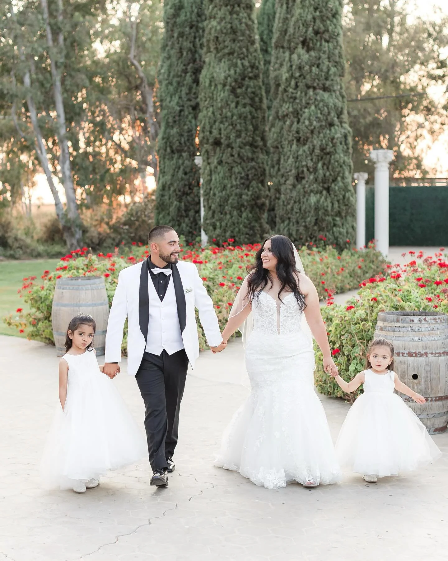 ✨ One year ago today ✨ I had the honor of capturing the most beautiful day for Crystal + Fernando 💍🤍 From the sweetest details to the vineyard sunset kisses and the cutest flower girls ever &mdash; this wedding will forever hold a special place in 