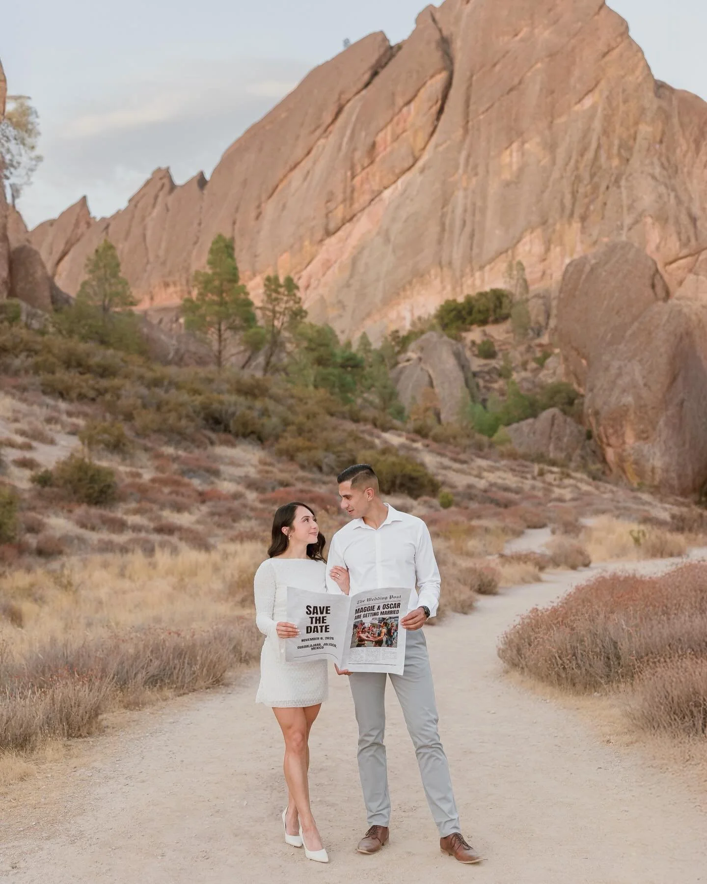 From running side by side to walking into forever 🤍
Maggie + Oscar&rsquo;s engagement session at Pinnacles was all about movement, laughter, and love, and just yesterday I had the honor of photographing their civil union at San Francisco City Hall.
