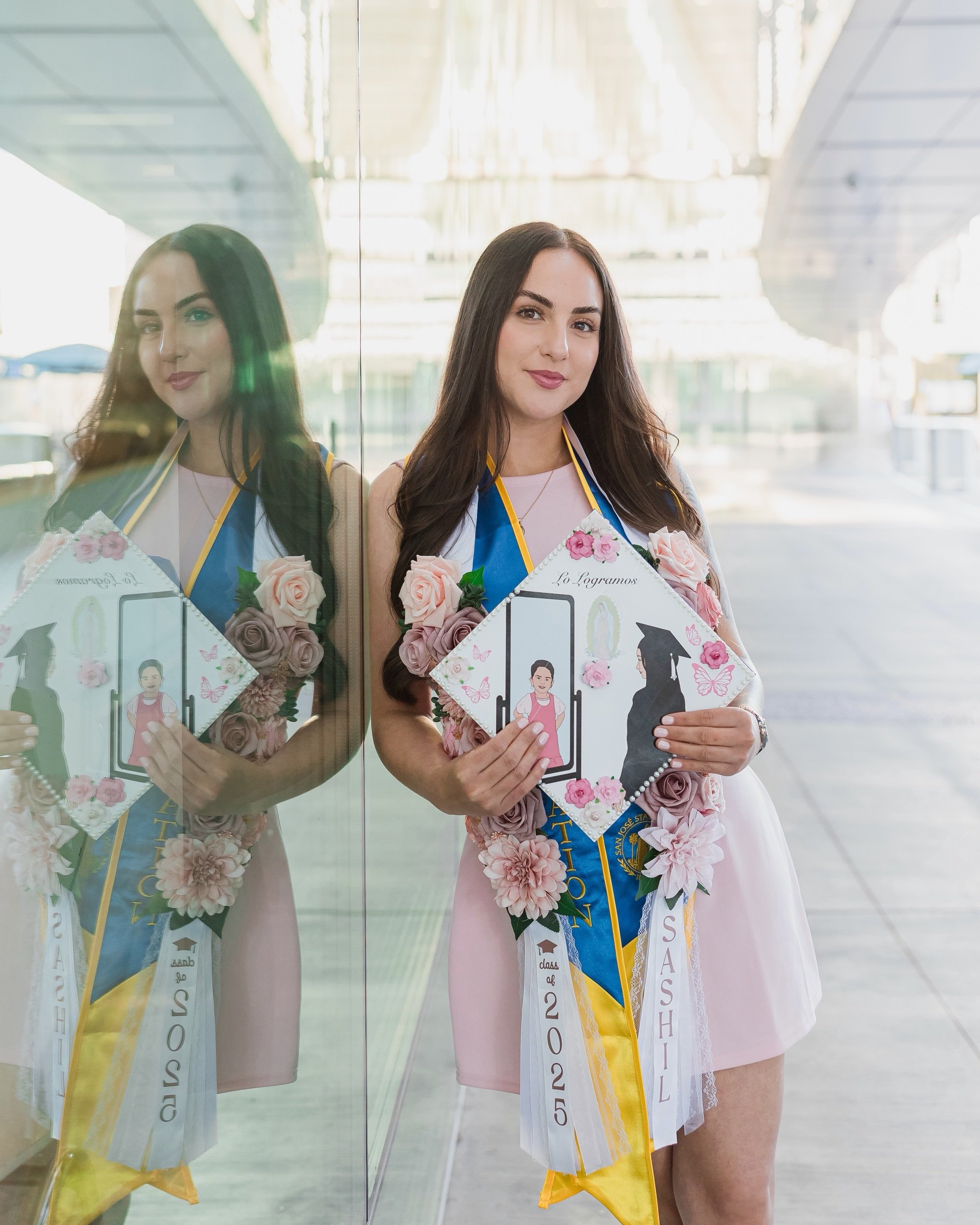 Still thinking about Sashil&rsquo;s graduation session from last winter at San Jose State University 🤍🎓

As a first-generation graduate, this milestone meant so much more than just walking across a stage. Every stole, every detail on her grad cap, 