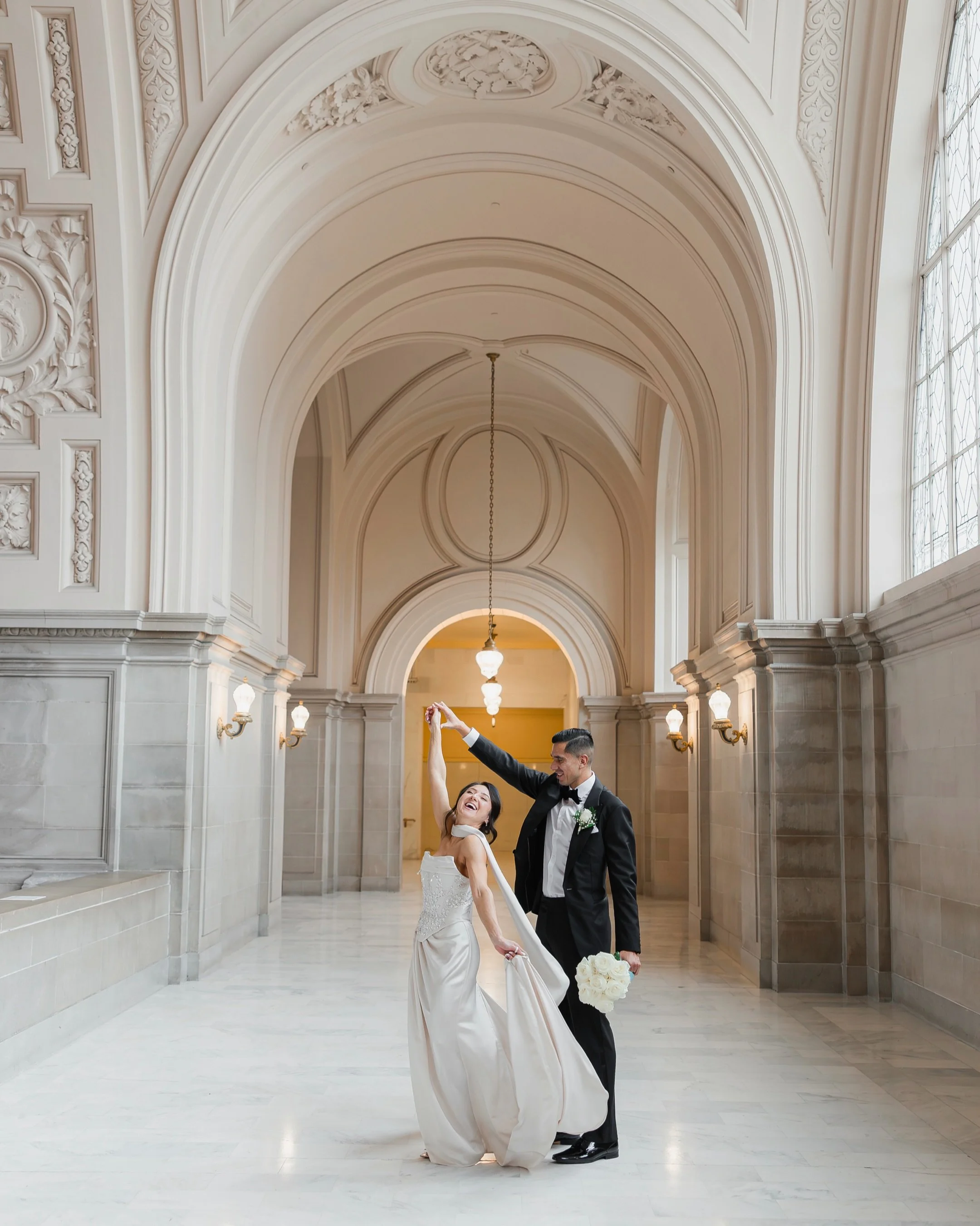 Still not over this January civil union at San Francisco City Hall. 🤍

Back on January 2nd, Maggie and Oscar exchanged vows beneath the marble arches and grand staircases of one of California&rsquo;s most iconic landmarks, officially becoming Mr. &a
