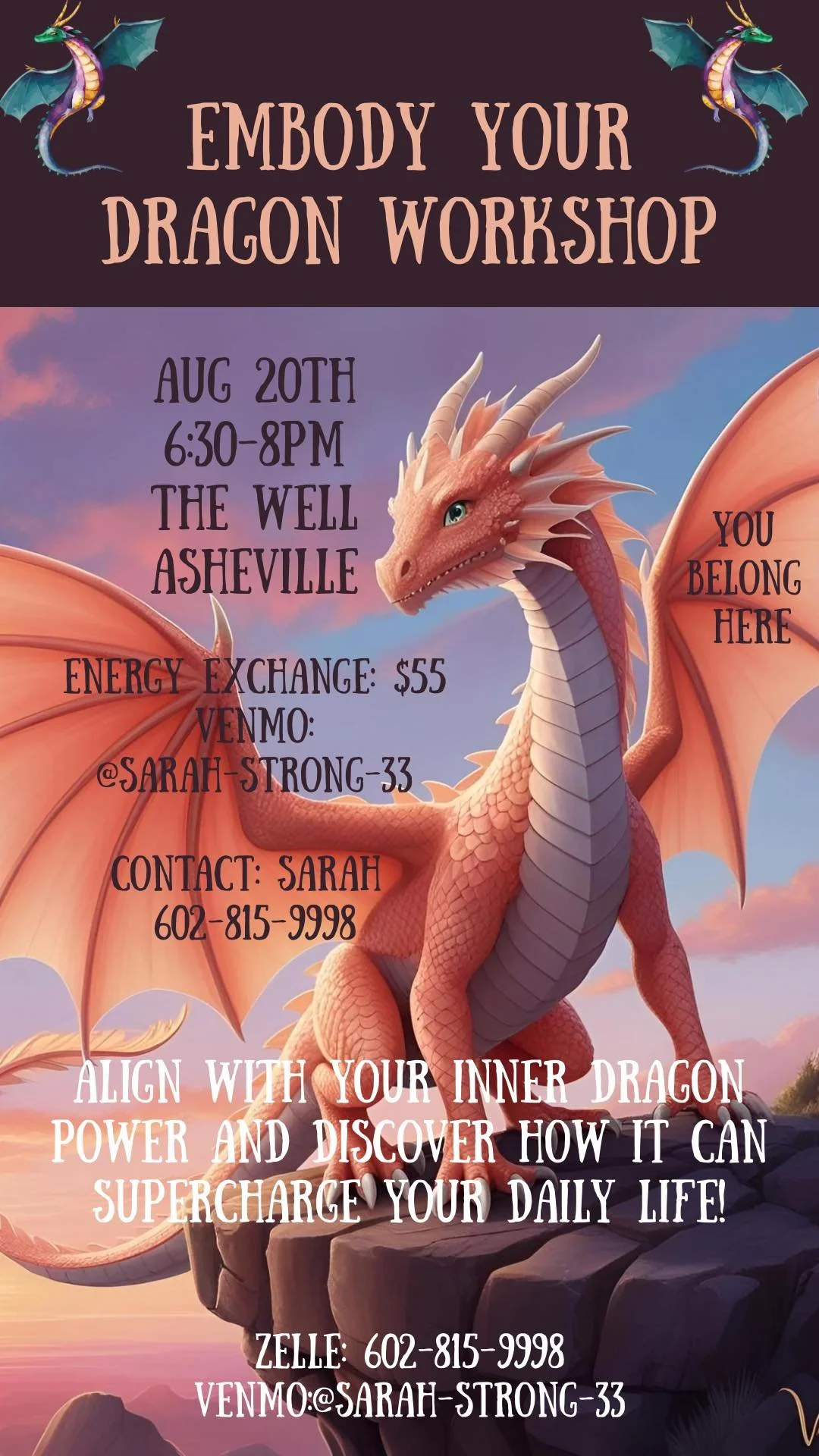 Embody your Dragon workshop