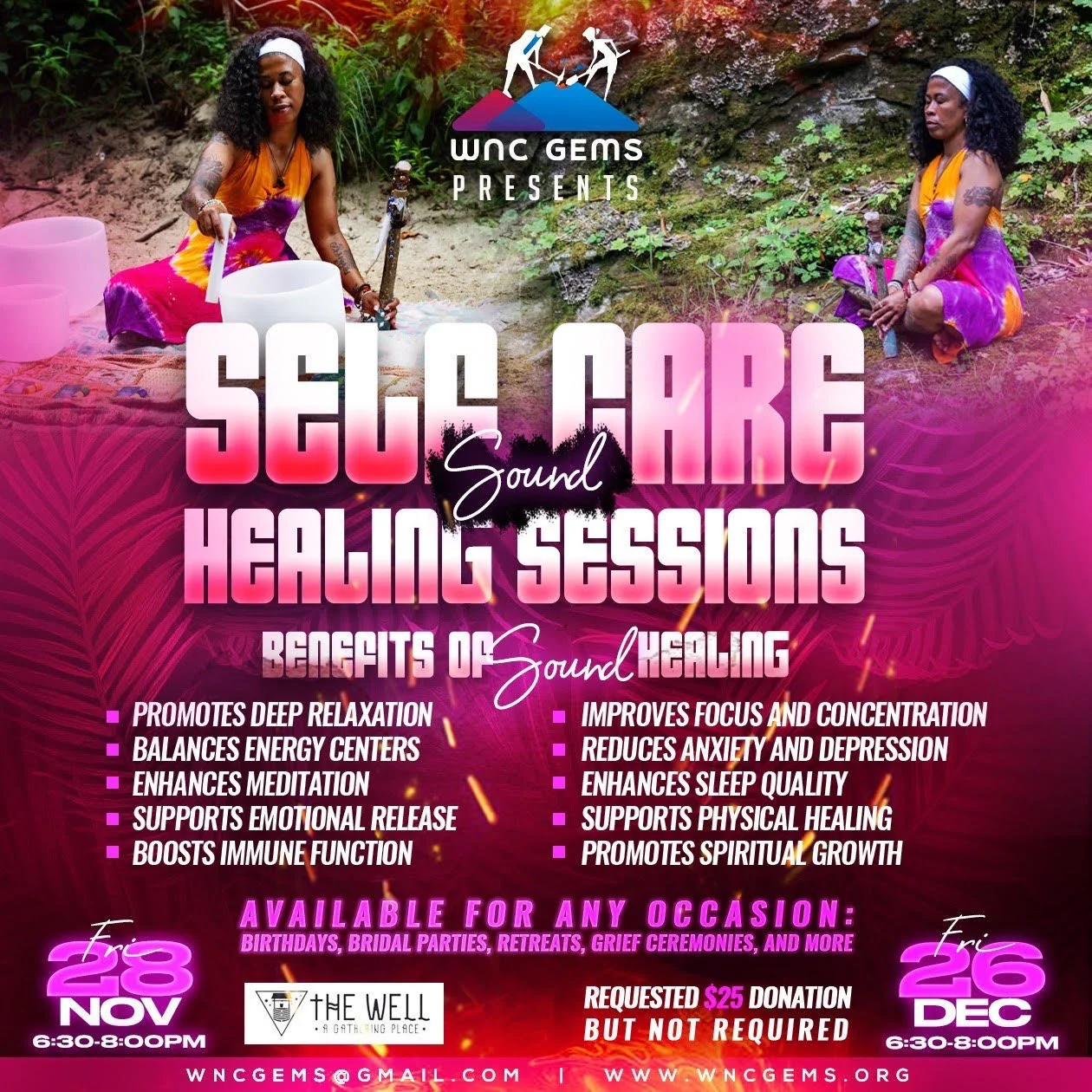 Self-Care Sound Healing Group Session w/ Whitley 