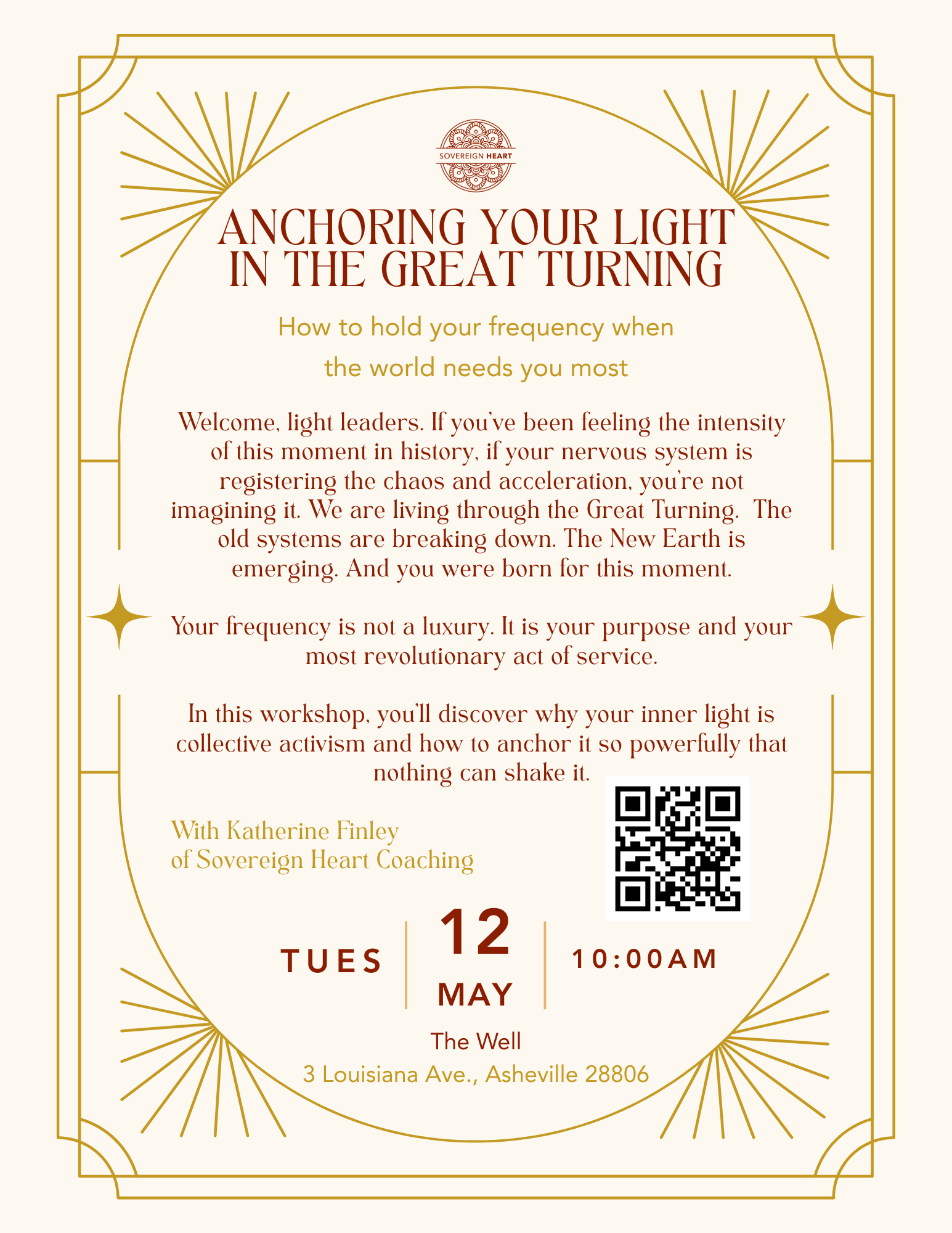 Anchoring Your Light in the Great Turning