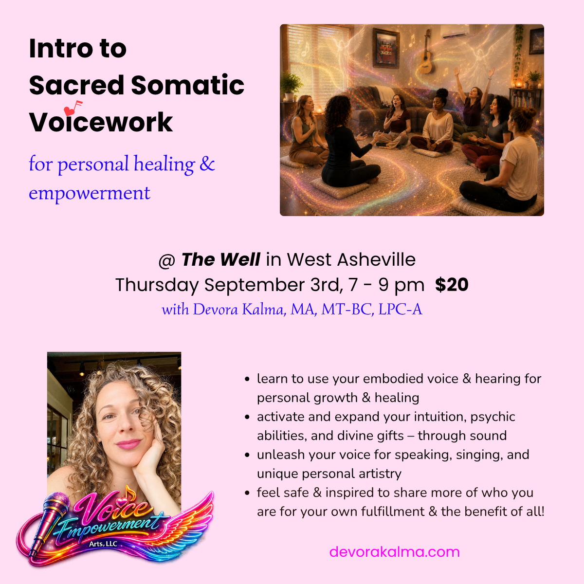 Intro To Sacred Somatic Voicework