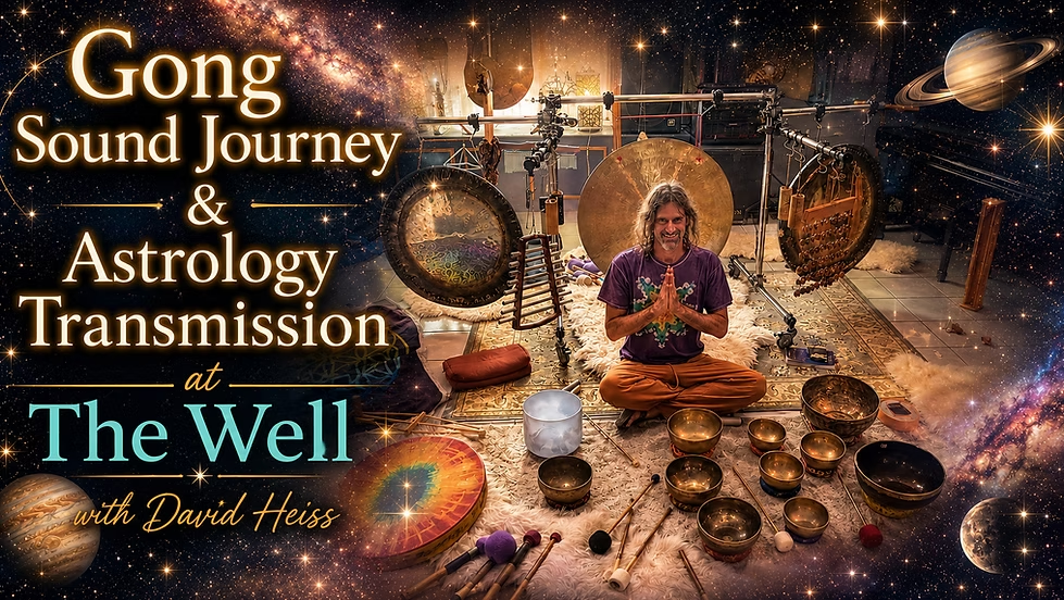 Gong Sound Journey and Astrology Transmission