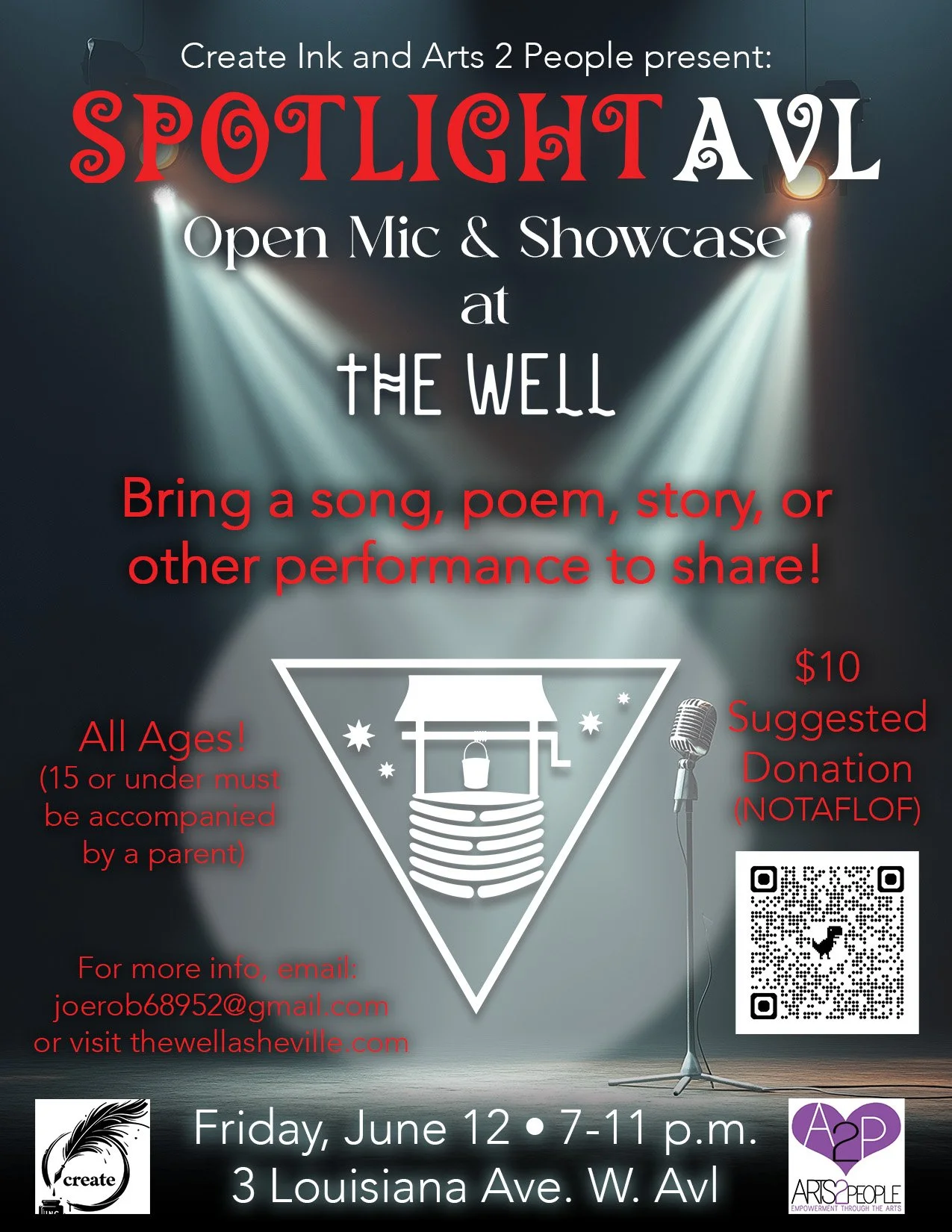 Spotlight AVL: Open Mic and Showcase at The Well
