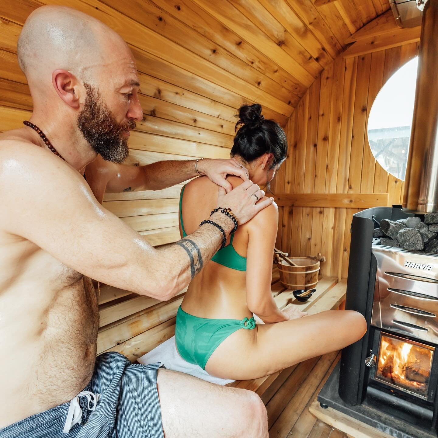 Sauna Etiquette 101 with Friends at Drip Sauna 🌟🔥 

Whether it&rsquo;s giving a soothing massage, sharing laughs, cleansing between heats, setting the mood, or gathering around the fire &mdash; every step is about enhancing the bond and the bliss. 