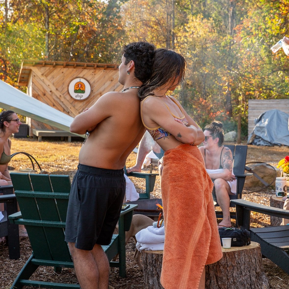 FRIENDS WHO DRIP TOGETHER, STICK TOGETHER. 🔥

Picture this: it&rsquo;s the perfect late-autumn afternoon and you and your closest friends are gathered around the fire watching the full moon rise over the French Broad River. 🌅

You&rsquo;re sharing 