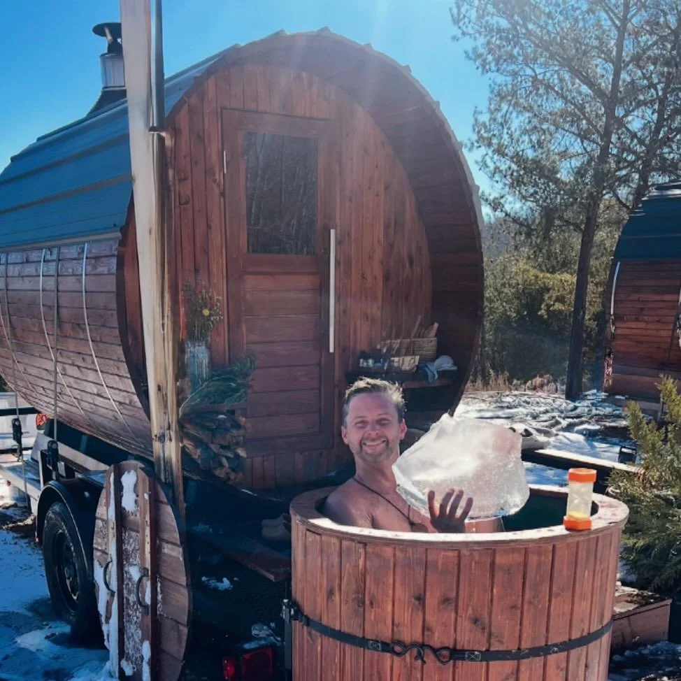 Running outdoor saunas means working with the weather&hellip; and occasionally adjusting when it gets *really* cold.

Asheville only averages about 7 days a year where daytime highs stay below freezing with most winter days warming up even if morning