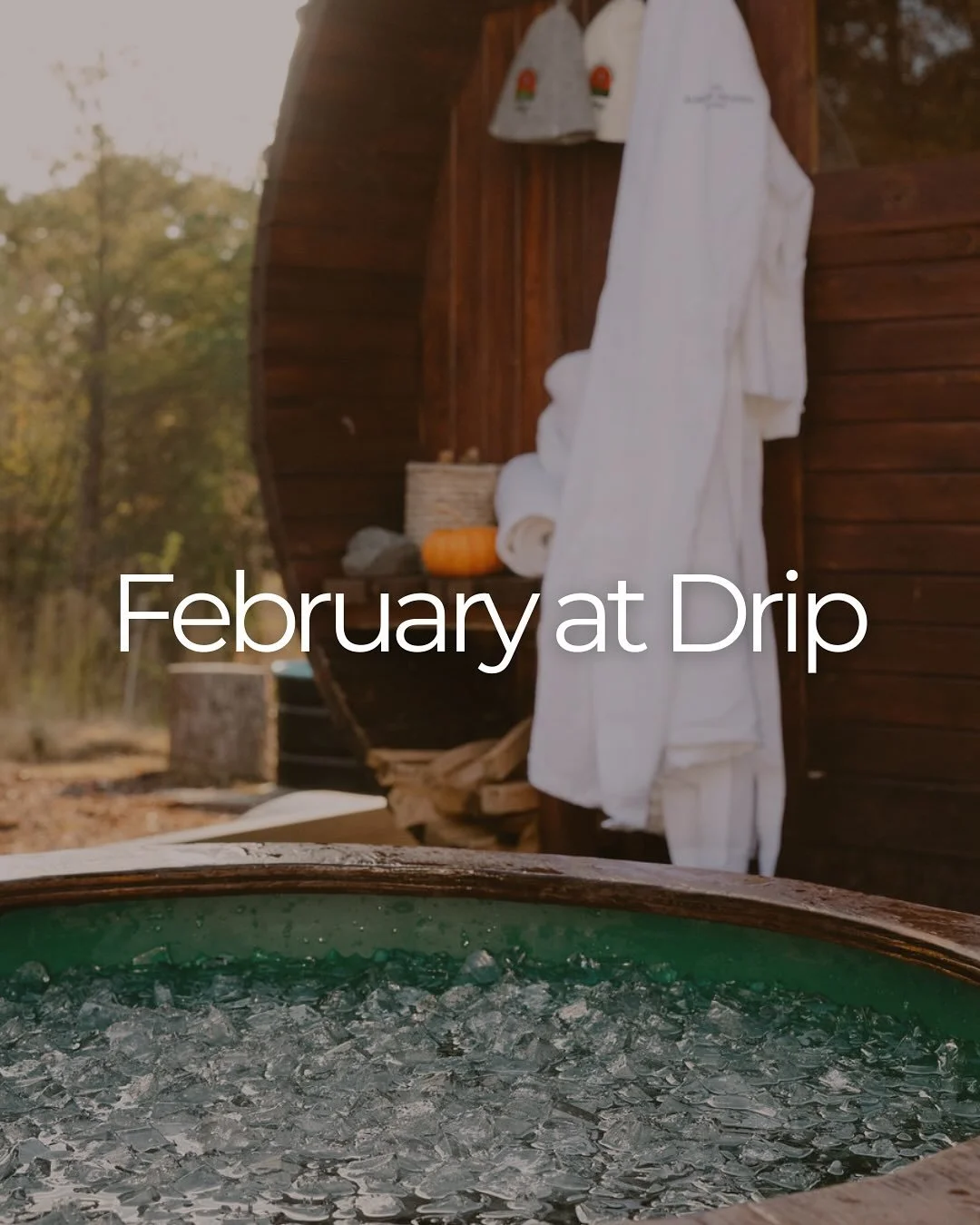 With snow behind us, we&rsquo;re heading into February holding steady for clear days and togetherness outside.

Here&rsquo;s what we&rsquo;re gathering around this month:

Sunday Sauna Social ~ Every Sunday | 11 AM&ndash;2 PM

&bull; Feb 8: with @cam