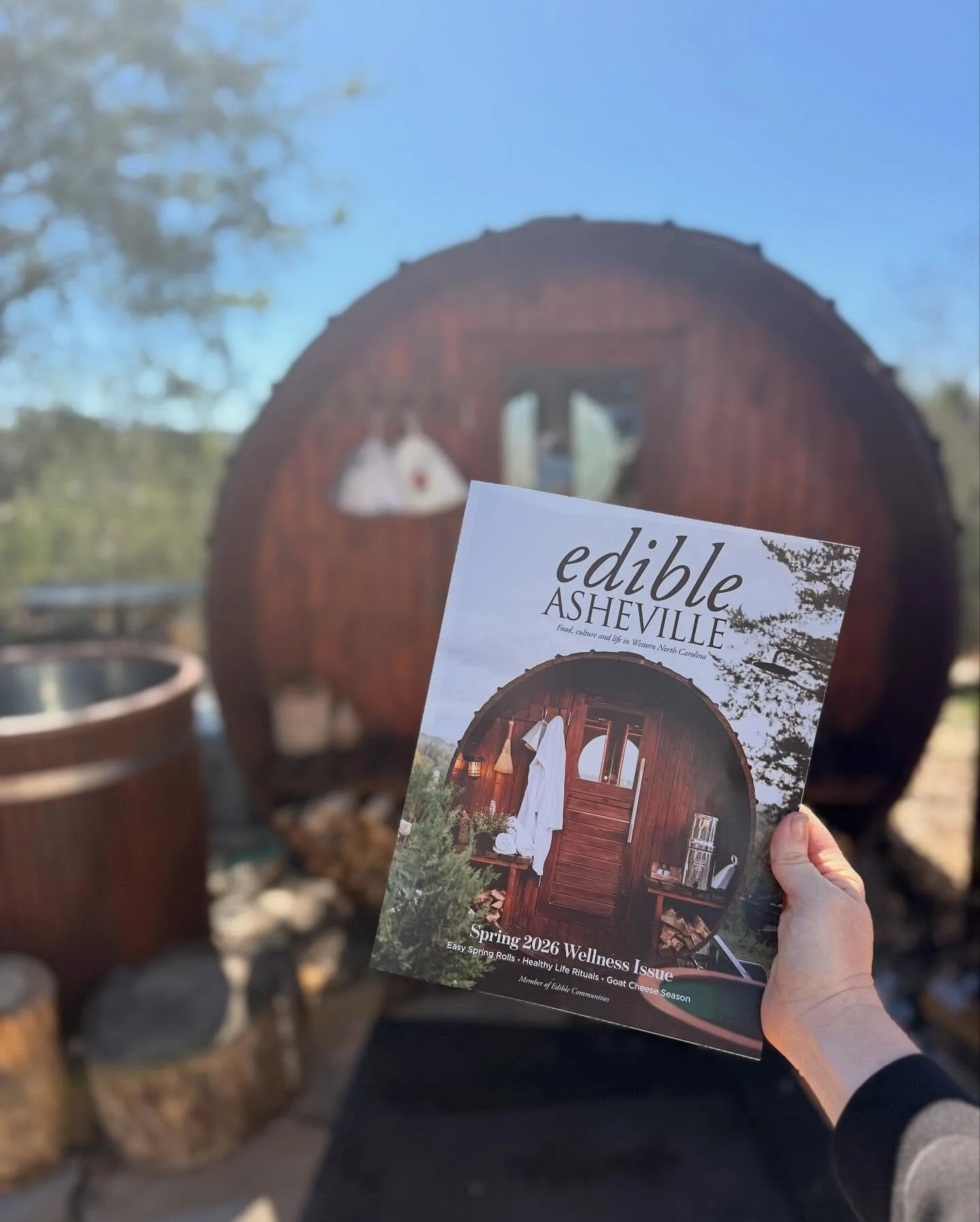 We&rsquo;re honored and so stoked to be featured on the cover of Edible Asheville&rsquo;s Spring Wellness Issue! 

Grateful for this community and the way it continues to grow ~ it just keeps getting more and more exciting! 

If you haven&rsquo;t yet