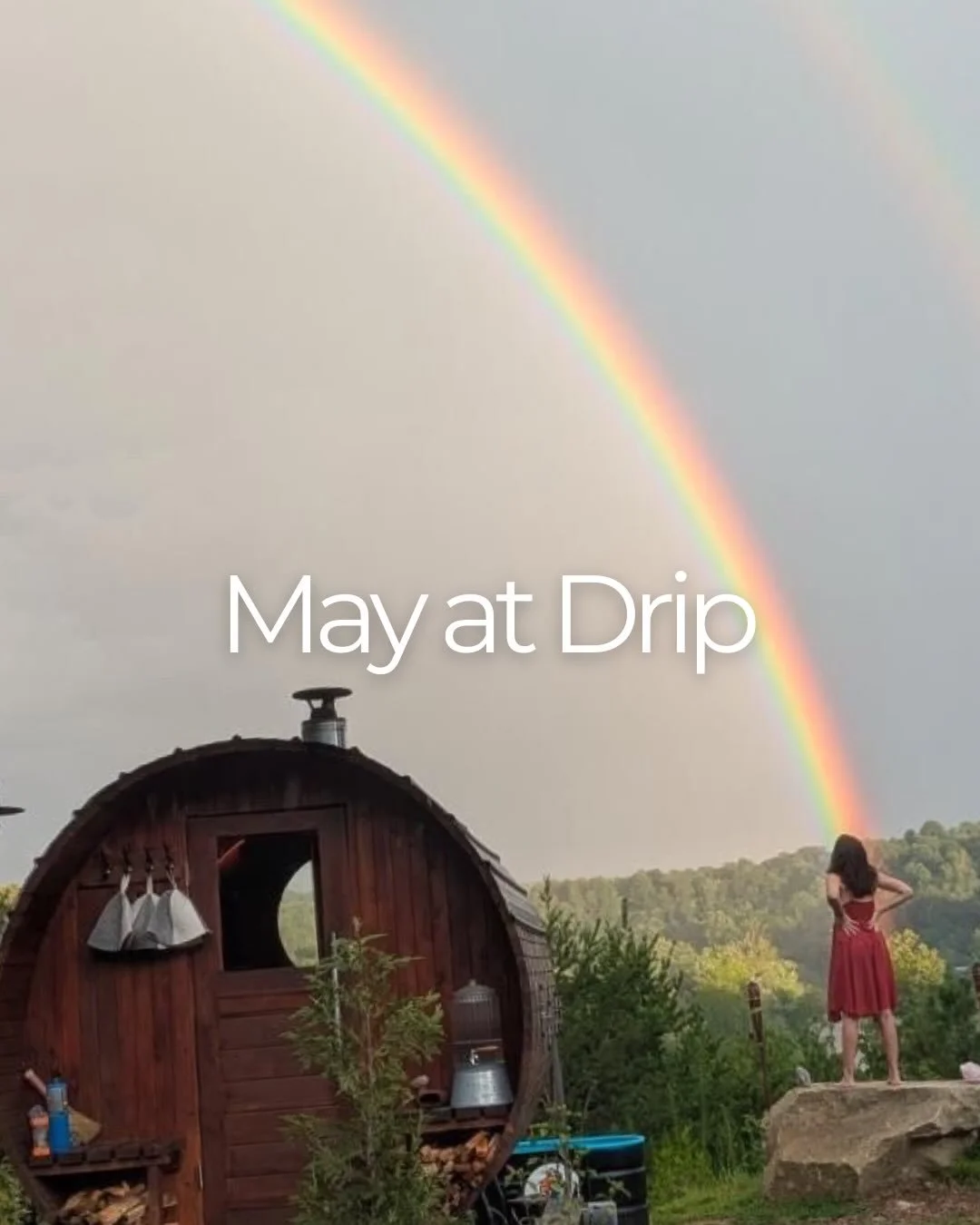 It&rsquo;s been said that all things seem possible in May.

and we&rsquo;re FEELIN it here at Drip!🔥

More happening, more connection and more perfect weather days to be outside together.

We&rsquo;re kicking off the spring &rarr; summer run with mu