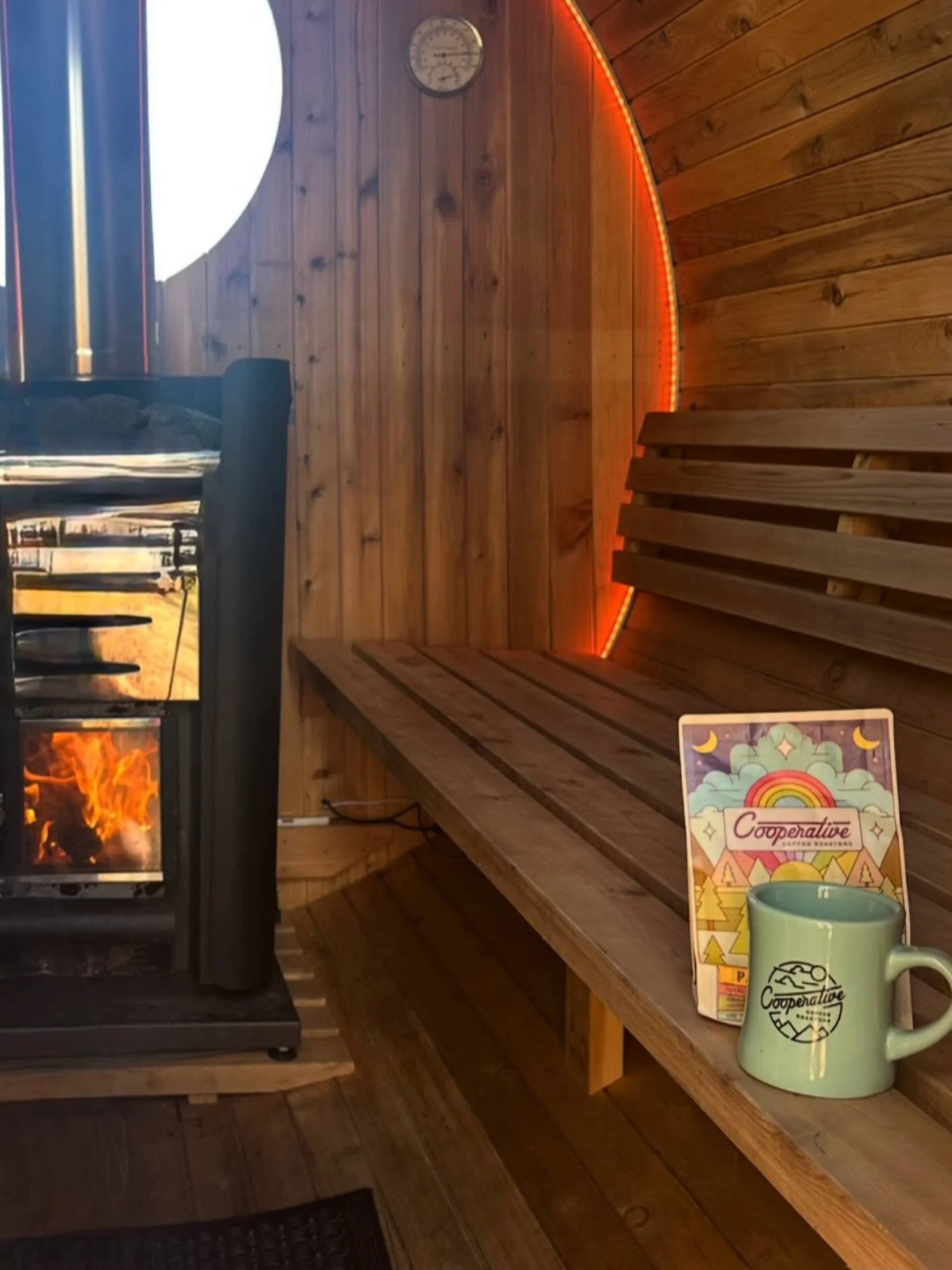 some days call for coffee. some call for heat. this weekend, we&rsquo;re combining both. ☕🔥

@cooperativecoffee + @drip.sauna are giving one mom a good reset &mdash;

✦ a specialty coffee at Cooperative 
✦ a sauna session at Drip 
✦ an uninterrupted