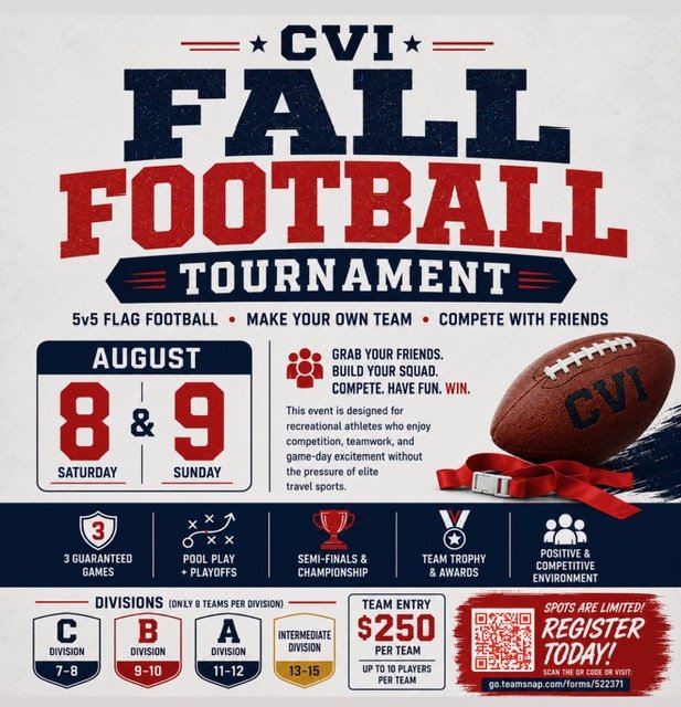 CVI Fall Flag Football Tournament