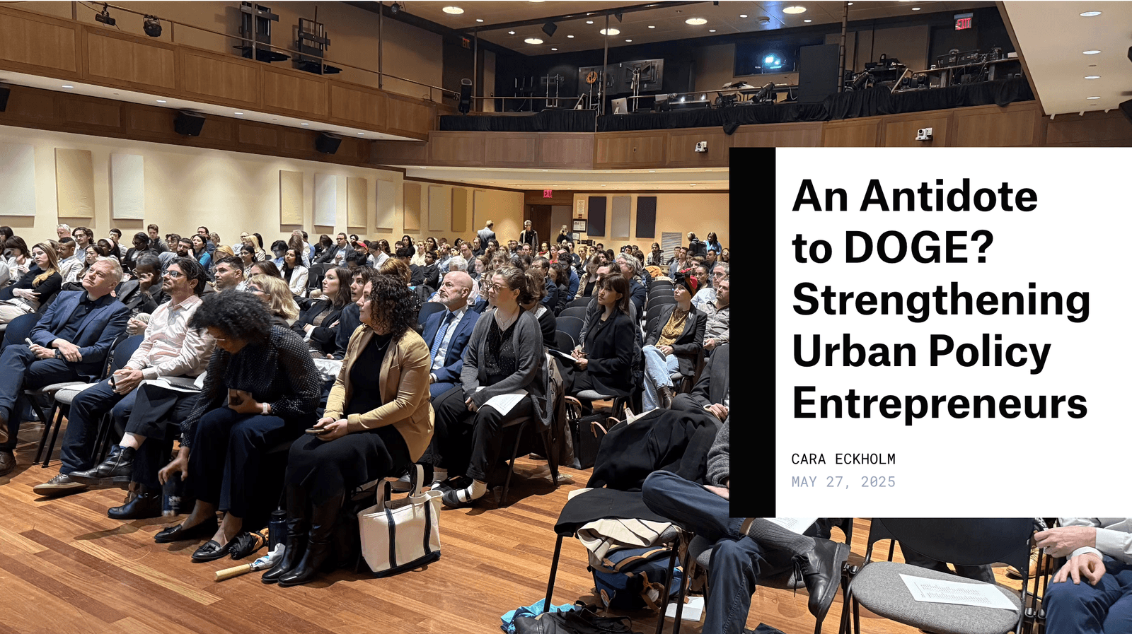 Vital City: An Antidote to DOGE?